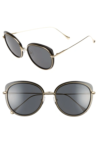 Shop Vedi Vero 56mm Round Sunglasses - Black