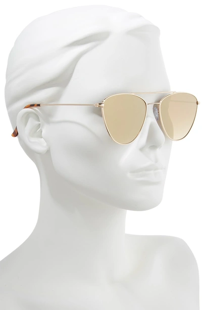 Shop Circus By Sam Edelman 57mm Mirrored Cat Eye Sunglasses - Gold