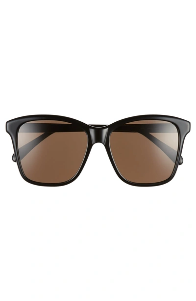 Shop Givenchy 55mm Gradient Square Sunglasses - Black