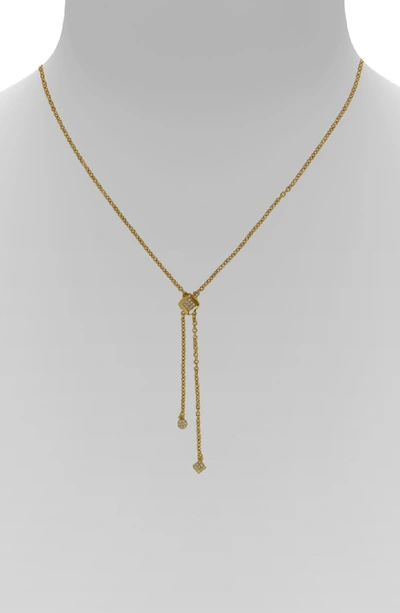 Shop Adore Pave Crystal Necklace In Gold