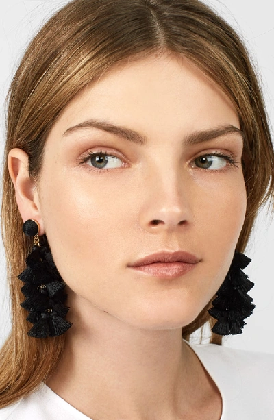 Shop Baublebar Contessa Tassel Earrings In Black