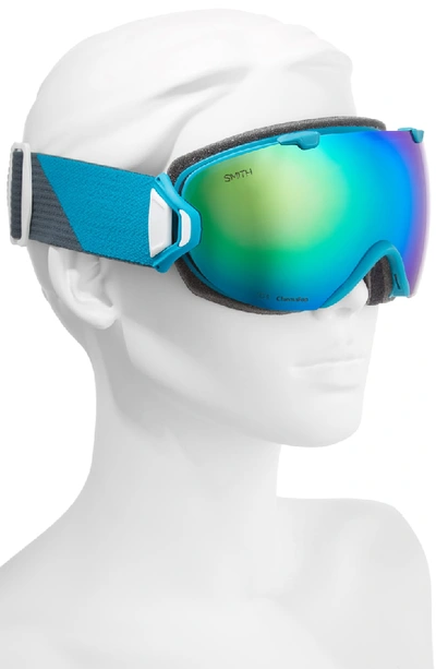 Shop Smith I/os Chromapop 202mm Snow Goggles - Mineral Split/ Mirror