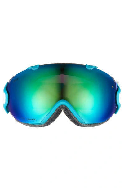 Shop Smith I/os Chromapop 202mm Snow Goggles - Mineral Split/ Mirror