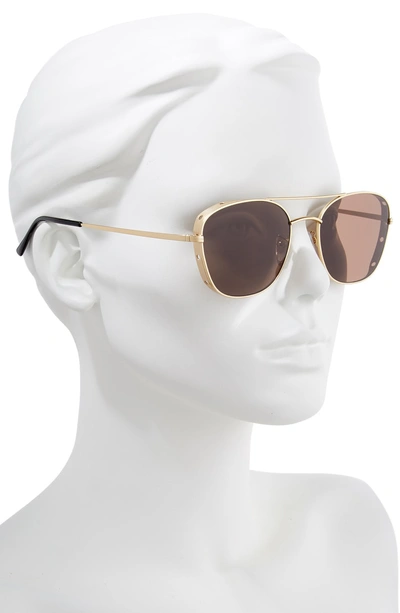 Shop Vedi Vero 56mm Aviator Sunglasses In Gold