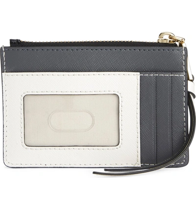 Shop Marc Jacobs Snapshot Small Leather Wallet In Black Multi