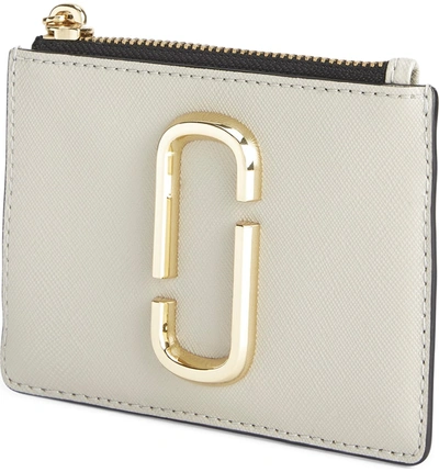 Shop Marc Jacobs Snapshot Small Leather Wallet In Dust Multi