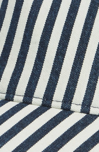 Shop Rag & Bone Marilyn Baseball Cap - Blue In Navy/ Natural Stripe