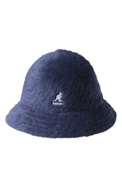 Shop Kangol Furgora Casual Bucket Hat - Blue In Navy