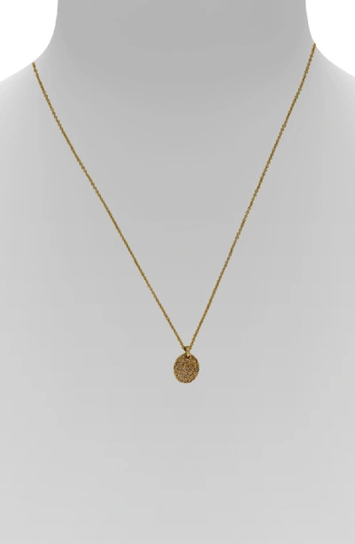 Shop Adore Pave Crystal Oval Necklace In Gold