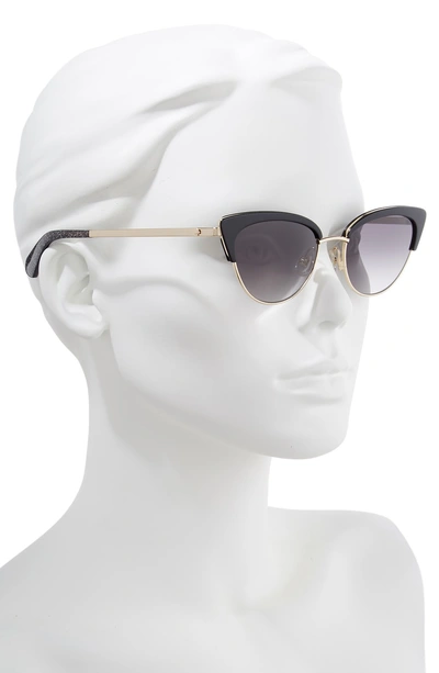 Kate Spade Women's Jahnam Cat Eye Sunglasses, 52mm In Black | ModeSens
