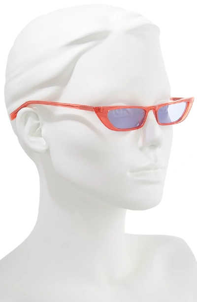 Shop Kendall + Kylie Vivian 51mm Extreme Cat Eye Sunglasses In Crystal Pink