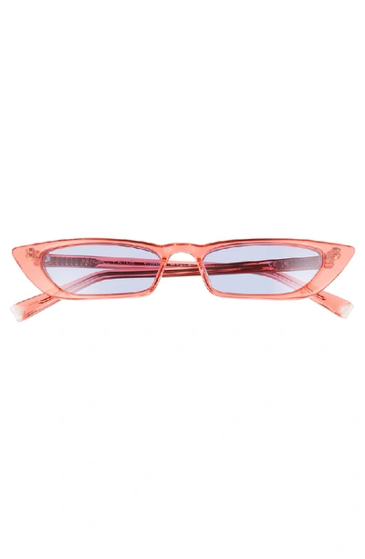 Shop Kendall + Kylie Vivian 51mm Extreme Cat Eye Sunglasses In Crystal Pink