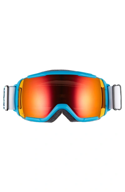 Shop Smith Grom 185mm Snow Goggles - Cyan Yeti