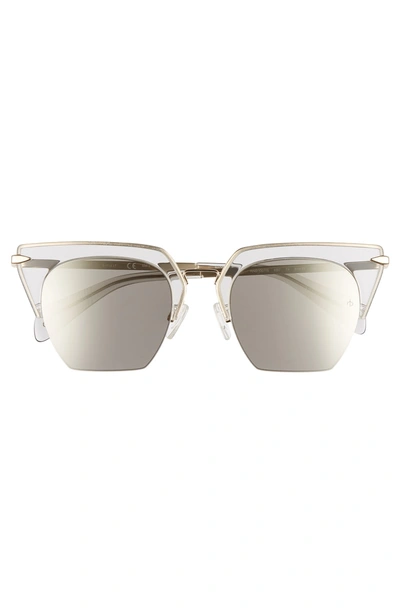Shop Rag & Bone 51mm Cat Eye Sunglasses - Grey