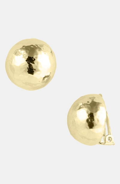 Shop Ippolita 'glamazon' 18k Gold Clip Earrings In Yellow Gold