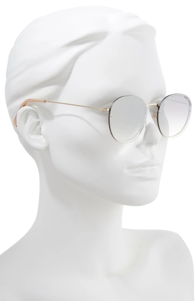 Shop Vedi Vero 52mm Round Sunglasses - Shiny Gold