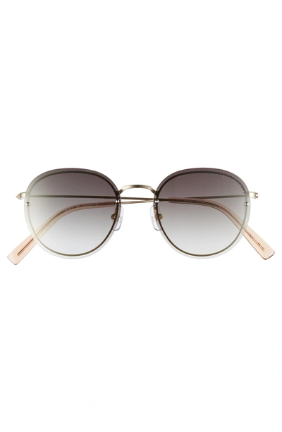 Shop Vedi Vero 52mm Round Sunglasses - Shiny Gold