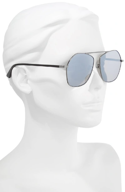 Shop Mcq By Alexander Mcqueen 59mm Aviator Sunglasses In Black