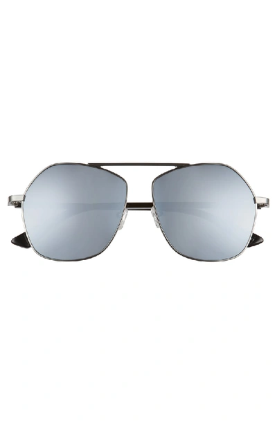 Shop Mcq By Alexander Mcqueen 59mm Aviator Sunglasses In Black