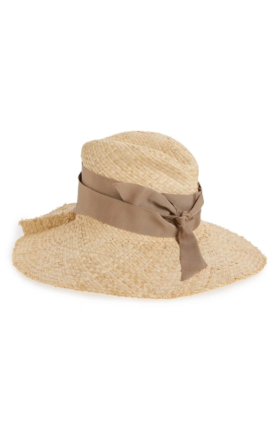 Shop Lola Hats First Aid Straw Hat - Beige In Natural/ Camel