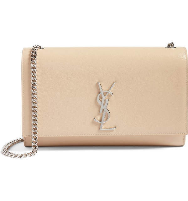 medium kate calfskin leather shoulder bag