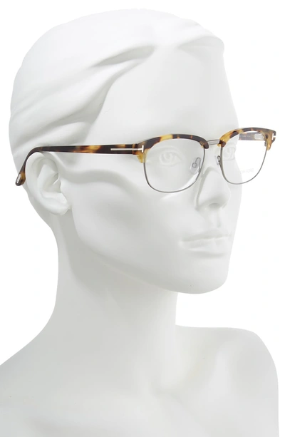 Shop Tom Ford 53mm Optical Glasses In Shiny Tortoise