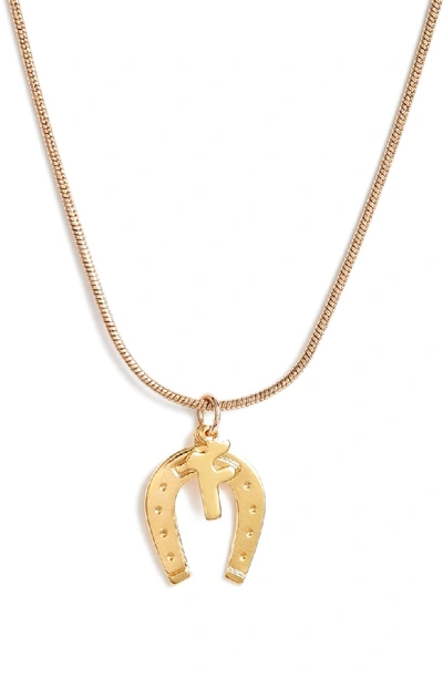Shop Cam Charmed Necklace In Gold F