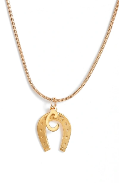 Shop Cam Charmed Necklace In Gold C