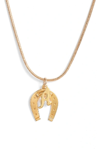 Shop Cam Charmed Necklace In Gold A