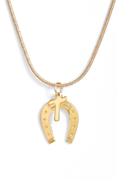 Shop Cam Charmed Necklace In Gold T