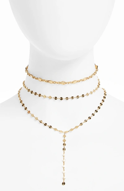 Shop Baublebar Aimee Y-choker In Gold