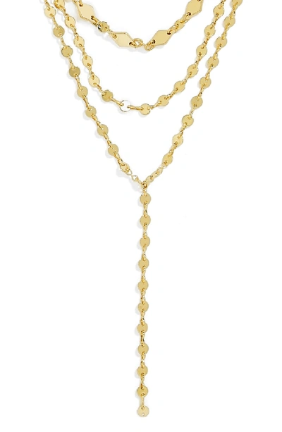 Shop Baublebar Aimee Y-choker In Gold