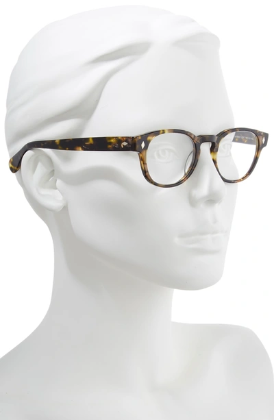 Shop Corinne Mccormack Elsa 48mm Reading Glasses - Metallic Tortoise
