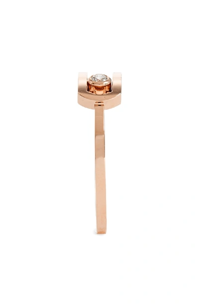 Shop Messika By Gigi Hadid Move Addiction 18k Gold & Diamond Ring In Rose Gold