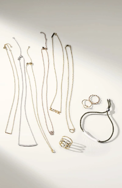 Shop Monica Vinader Engravable Linear Bead Friendship Bracelet In Gold/ Rainbow