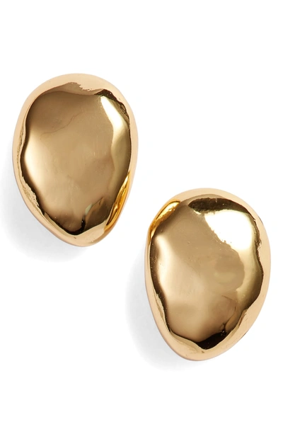 Shop Gorjana Avery Stud Earrings In Gold