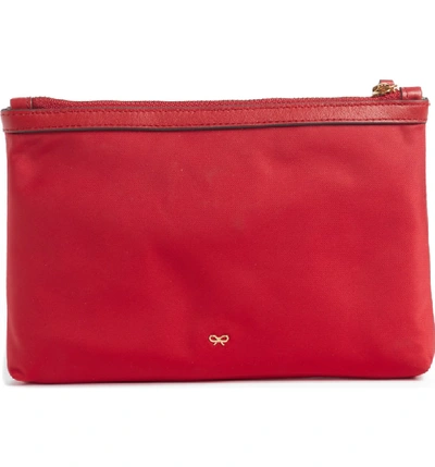 Shop Anya Hindmarch Loose Pocket First Aid Nylon Pouch - Red
