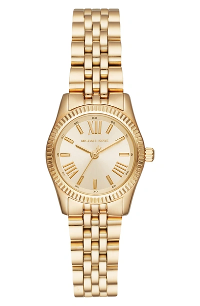 Shop Michael Kors Lexington Bracelet Watch, 26mm In Gold