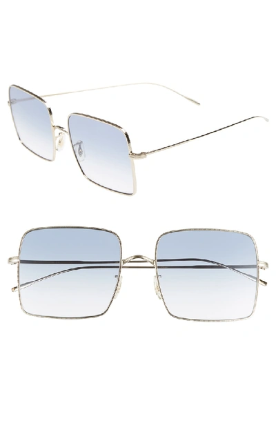 Shop Oliver Peoples Rassine 56mm Sunglasses - Soft Gold Blue