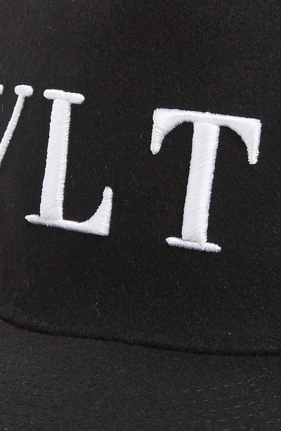 Shop Valentino Valention Garavani Vltn Baseball Cap - Black