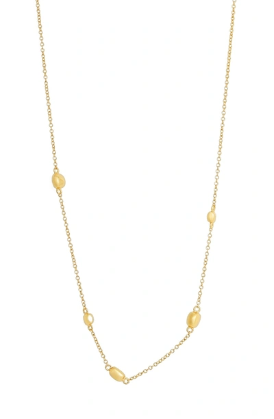 Shop Gorjana Avery Necklace In Gold