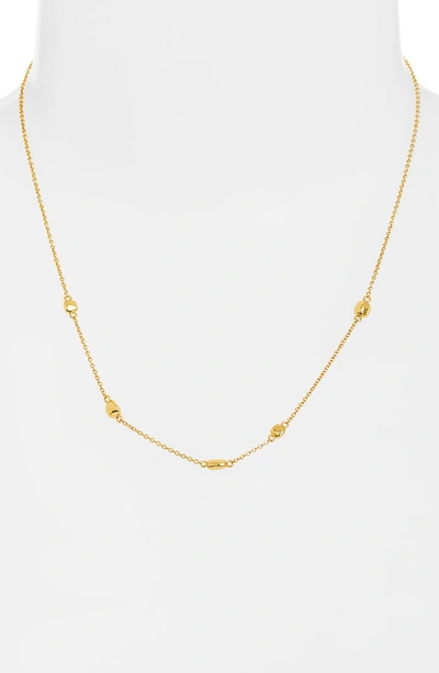 Shop Gorjana Avery Necklace In Gold