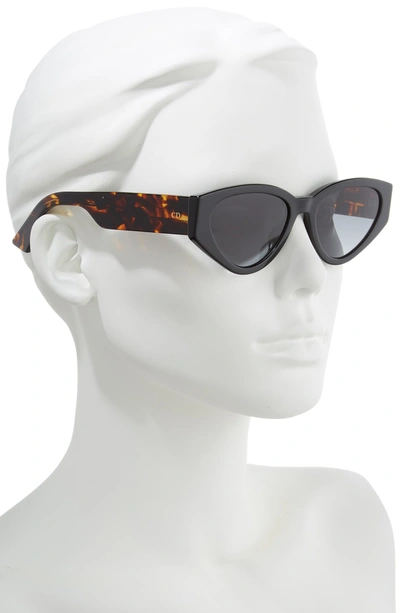 Shop Dior Spirit 2 52mm Cat Eye Sunglasses - Black