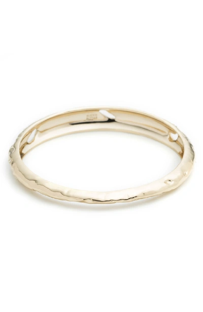 Shop Alexis Bittar Crystal Elements Bangle In Gold