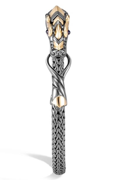 Shop John Hardy Legends Naga Station Bracelet In Silver/ Gold