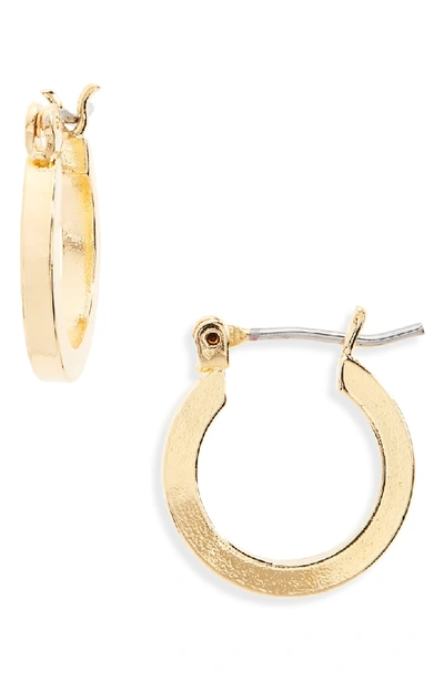 Shop Cam Thick Small Hoops In Gold
