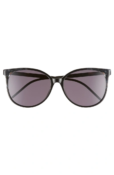 Shop Vedi Vero 59mm Round Sunglasses - Black/brown