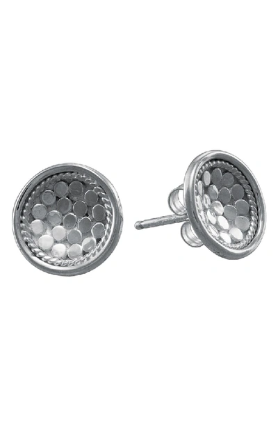 Shop Anna Beck Dish Stud Earrings In Sterling Silver