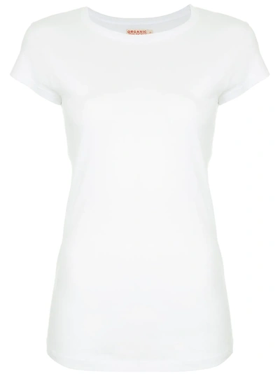 Shop Organic By John Patrick Round Neck T-shirt - White