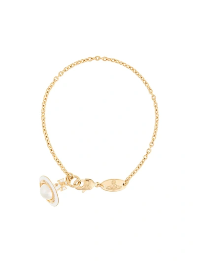 Shop Vivienne Westwood Iris Orb Bracelet - Gold